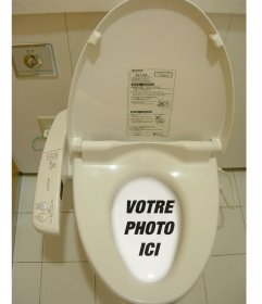 Drôle Photomontage où tu mettras ta photo dans un wc chinois ou japonais dissous dans leau de la toilette