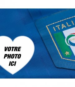 Prise en charge de léquipe de football italienne avec ce photomontage pour modifier