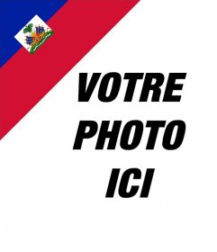 Mettez dans le coin de vos photos le drapeau dHaïti avec cet effet en ligne