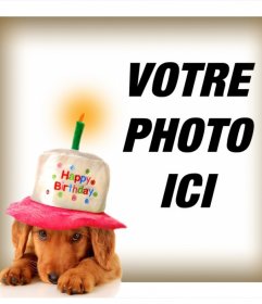 Félicitez avec cette carte danniversaire avec un effet 