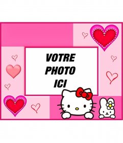 Cadres photos et photomontages avec Hello Kitty