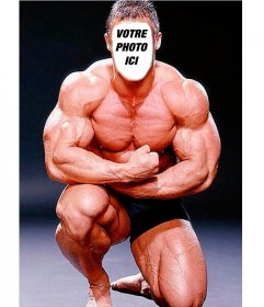 Effet dun homme musclé de la concurrence 