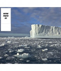 Fonds pour mettre votre photo twitter arrière-plan personnalisé avec un paysage glacé