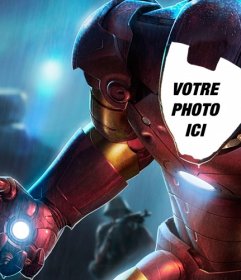Photomontage de mettre votre visage dans la spéciale costume dIron Man