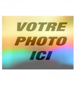 Effet de lumières colorées pour mettre sur vos photos