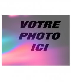 Couleur effet de lumière filtre