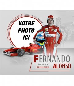 Cadre photo de Fernando Alonso