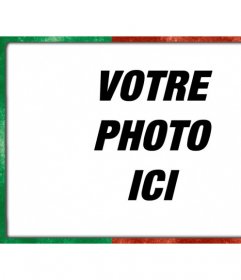 Cadre photo numérique avec portugal drapeau vert et rouge avec un style porté pour
