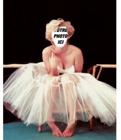 Devenir en Marilyn Monroe avec ce photomontage pour ajouter votre
