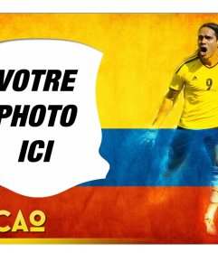 Photo Montage avec Radamel Falcao, le joueur de football colombien