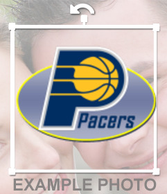 Autocollant avec le logo des Pacers de lIndiana