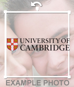 Autocollant avec le logo de lUniversité de Cambridge