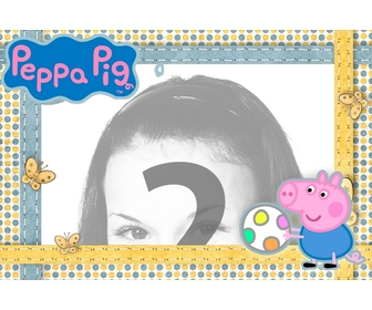 Peppa Pig cadre photo