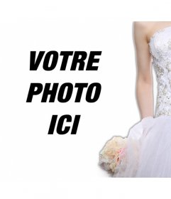 Décorez vos photos romantiques avec une silhouette de mariée