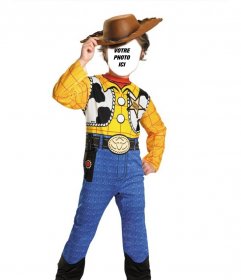Photomontage de Woody de Toy Story pour déguiser votre enfant en ligne