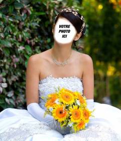 Photomontage avec une amie à customiser avec votre visage comme votre mariage 