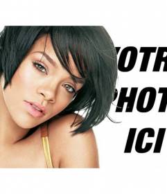 Montage photo avec des images de Rihanna