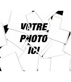 Avec cet effet photo, votre image apparaît comme une composition de type collage avec plusieurs photos prises Polaroid