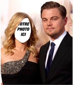 Photomontage de poser avec Leonardo DiCaprio avec votre visage