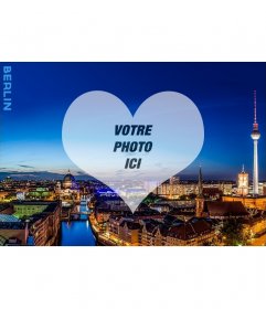 Carte postale avec une image de Berlin