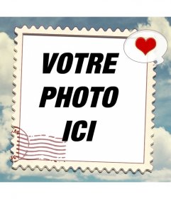 Stamp cadre en forme pour mettre vos photos dans des livres