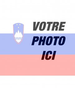 Mettez votre photo avec le drapeau de la Slovénie avec ce montage photo en ligne