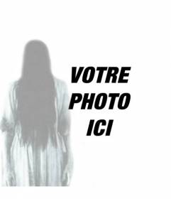 Photomontage de la fille fantôme de THE RING, ce qui peut faire un montage de l"esprit de votre photo