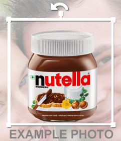 Si vous aimez Nutella puis mettre cet autocollant sur vos photos