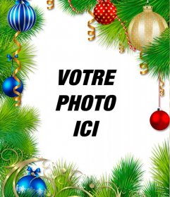 Guirlande de Noël pour décorer votre photo