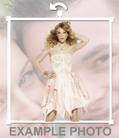 Mettez la silhouette de Taylor Swift sur la photo que vous voulez, ce qui rend leffet est de votre côté!