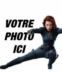 Faire un photomontage avec la veuve noire 