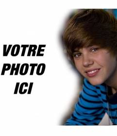 Modèle assemblées populaires et des célébrités. Téléchargez votre photo et de le mettre à côté de Justin Bieber, le chanteur pop canadien. Enseigne ce collage à vos amis!