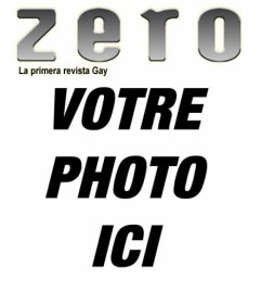 Accueil perzonalizada avec votre photo du Zéro magazine gay. Choisissez une image pour créer la première page à laquelle vous ajoutez un mot en tant que titulaire la saisie de texte