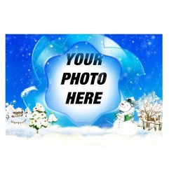 Edit your picture from this page using this template to make a Christmas card