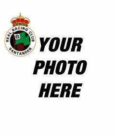 Avatar for facebook with the Real Racing Club of Santander shield over your photo