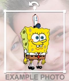 Add SpongeBob on your photos with this sticker