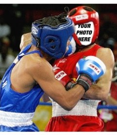 Photomontage that lets you see yourself as a professional boxer