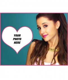Photomontage with Ariana Grande 