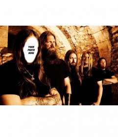 Photomontage to add your face in a heavy metal singer