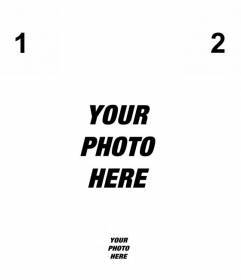 Collage with 4 photos in which different filters are applied