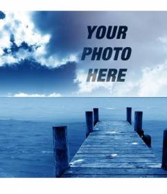 Photomontage to create collages with your picture and background sky