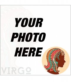 Put your profile picture with your zodiac symbol; Virgo