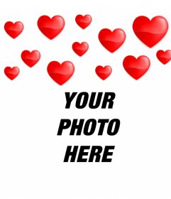 Floating hearts to your photos with this romantic effect