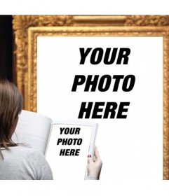 Photomontage to put a picture of you at a picture of a museum