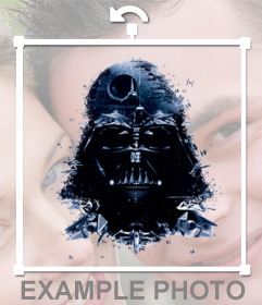 Sticker Darth Vader and the Death Star