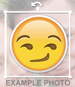 Sticker of the rogue emoji of Whatsapp for your photos