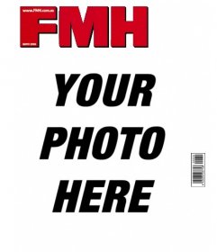 Your photo as a cover of FMH. You can add text and send the installation of a joke with your friends by email