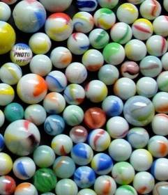 Hide your face in one of these marbles to play with your friends to find you
