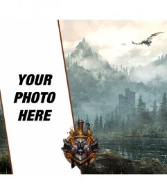 Fund to put your photo with a dragon and some mountains