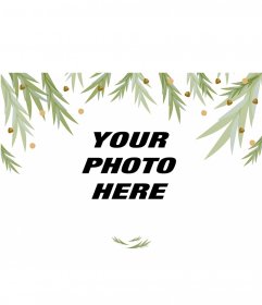 Filter for your picture with some branches of autumn trees